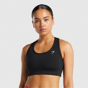 Gymshark size small racer back bra in white